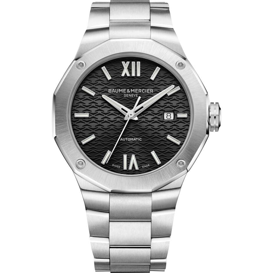 Baume&Mercier Riviera Automatic black 42mm steel watch