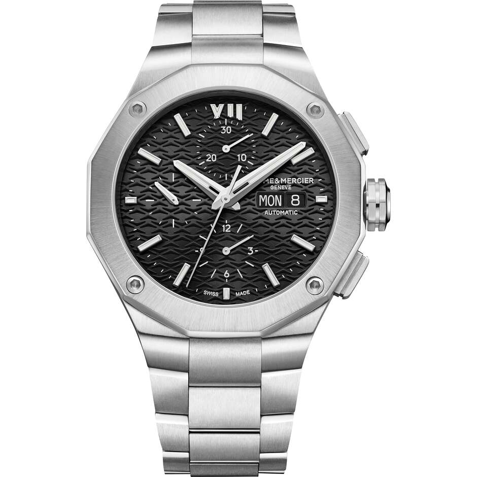 Baume&Mercier Riviera automatic black chronograph watch