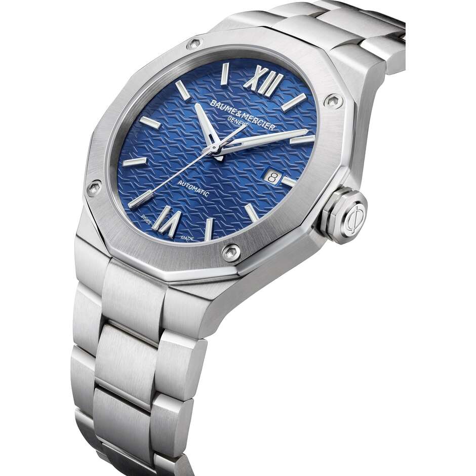 Baume&Mercier Riviera Automatic blue 42mm steel watch