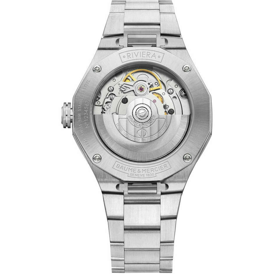 Baume & Mercier Riviera Automatic Titanium and Steel Watch 36mm
