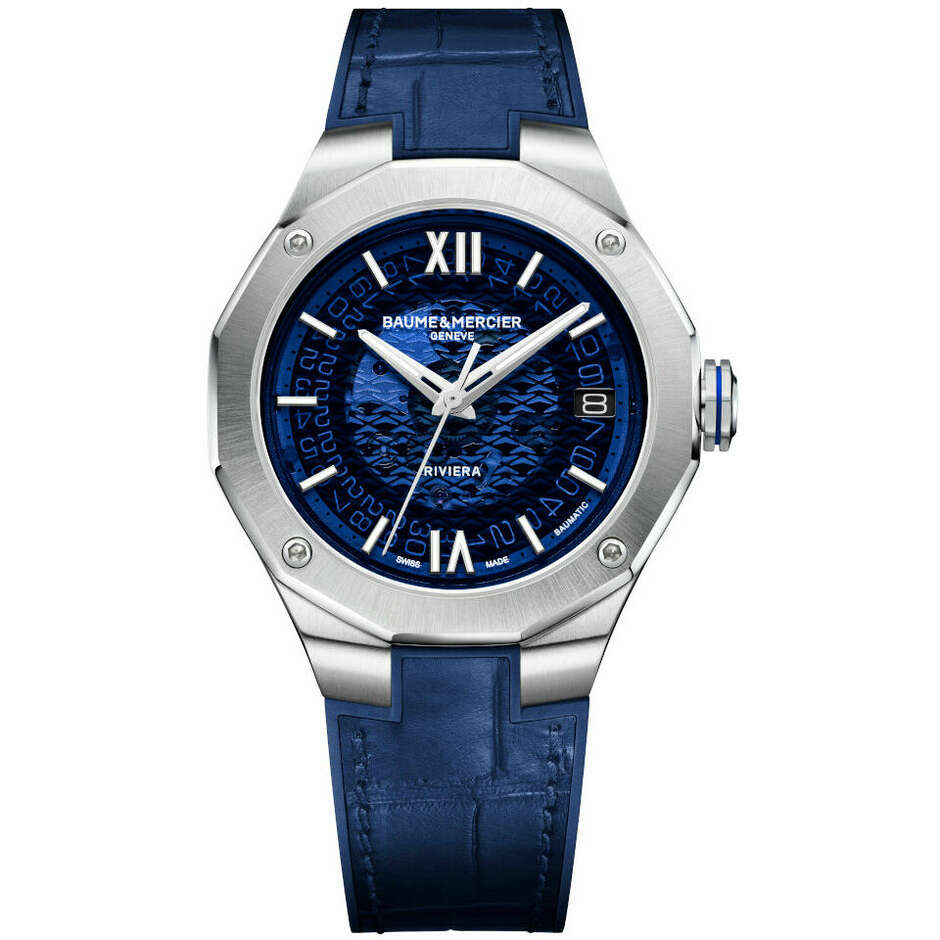 Baume&Mercier Riviera Baumatic 39mm blue watch