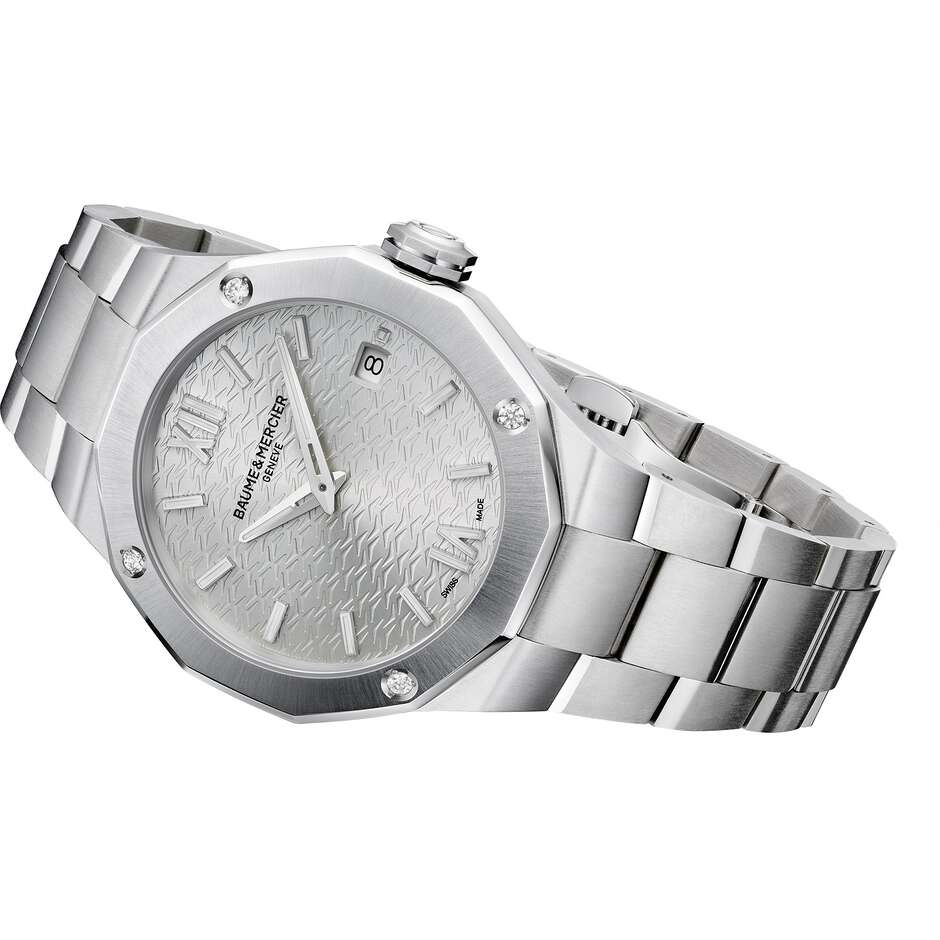 Baume&Mercier Riviera quartz watch 36mm steel