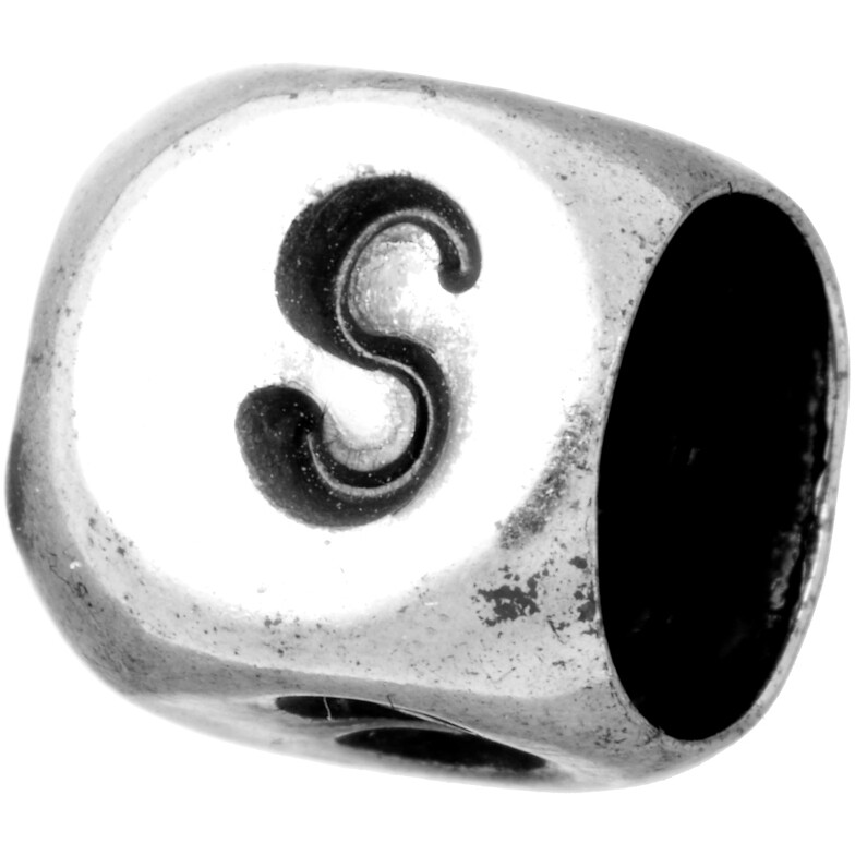 Bead Giovanni Raspini letter S