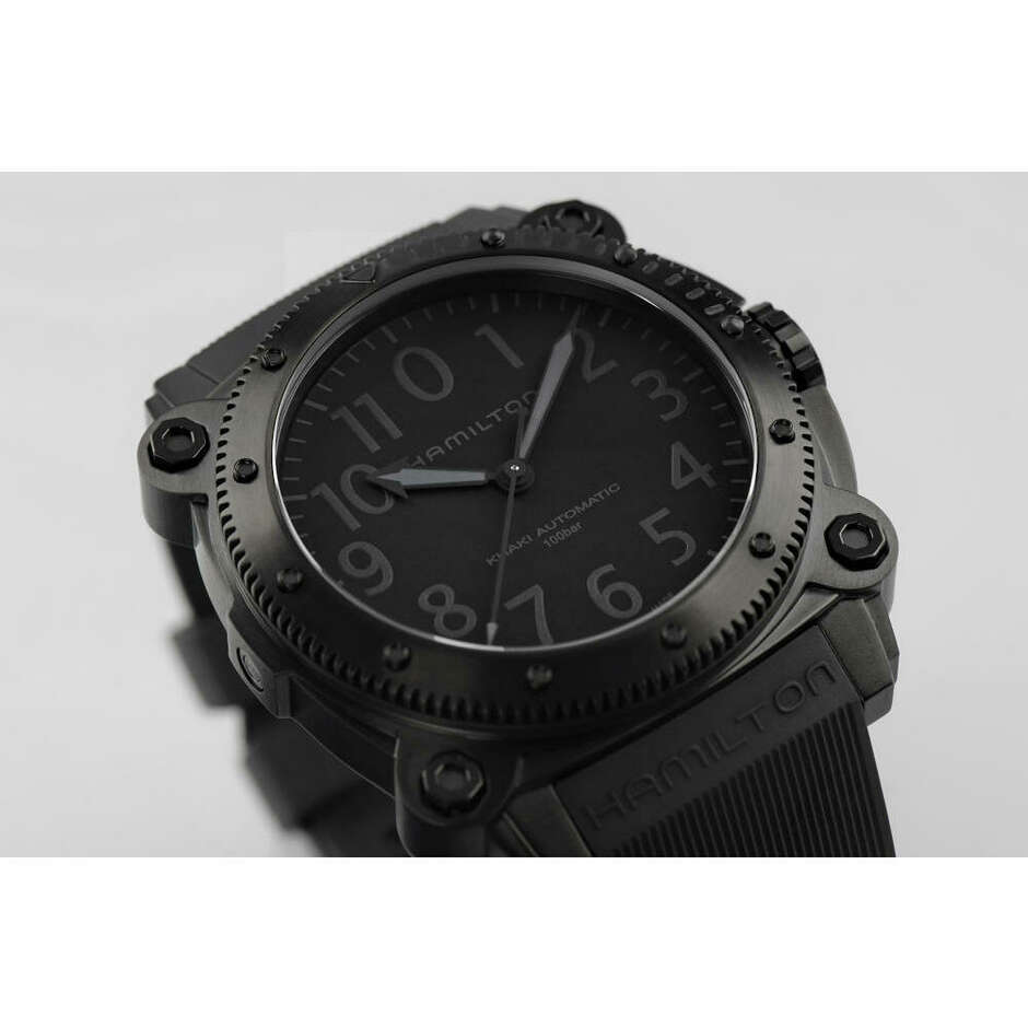 BeLowzero Titanium Automatic Watch with black case and strap