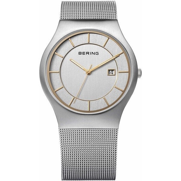 Bering men's watch in Milanese mesh steel