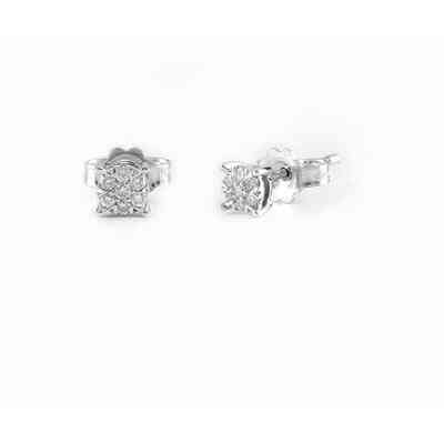 Bliss earrings in gold and diamonds Bliss earrings in gold and diamonds