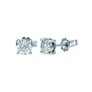 Bliss earrings in white gold and diamonds Bliss earrings in white gold and diamonds