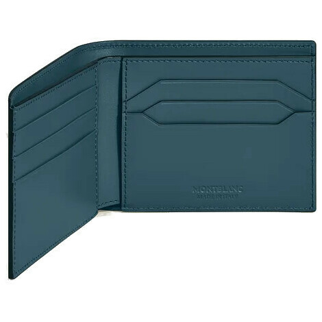 Blue Montblanc Extreeme wallet with 6 compartments