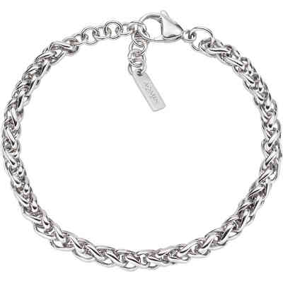 Bracciale Amen da uomo in acciaio maglia intraccio Bracciale Amen da uomo in acciaio maglia intraccio