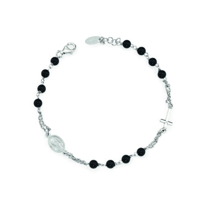 Bracciale Amen Rosario con cristalli