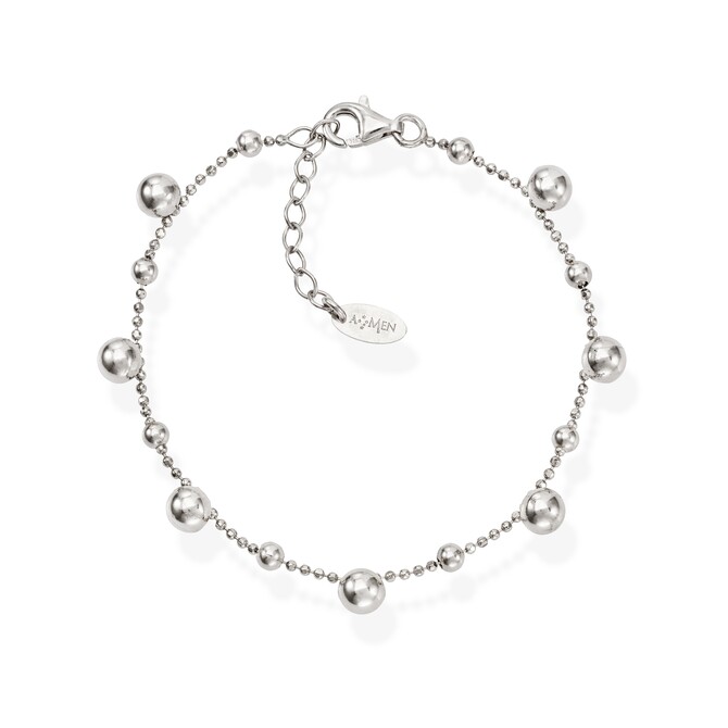 Bracciale Amen Sfere Rodio