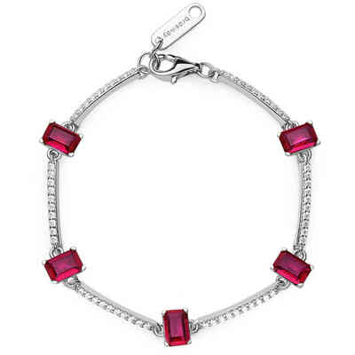 Bracciale Brosway Fancy in argento zirconi baguette rosse Bracciale Brosway Fancy in argento zirconi baguette rosse
