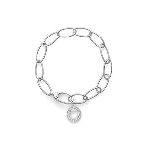 Bracciale Chantecler cm 20 in oro bianco con elemento in diamanti Bracciale Chantecler cm 20 in oro bianco con elemento in diamanti