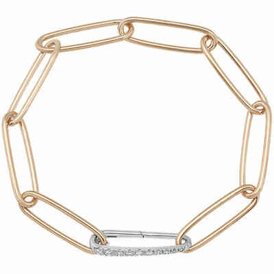 Bracciale Chantecler in oro rosa e bianco con diamanti Bracciale Chantecler in oro rosa e bianco con diamanti