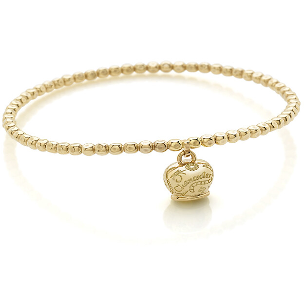Bracciale Chantecler Suamem con campanella micro in oro giallo 9kt