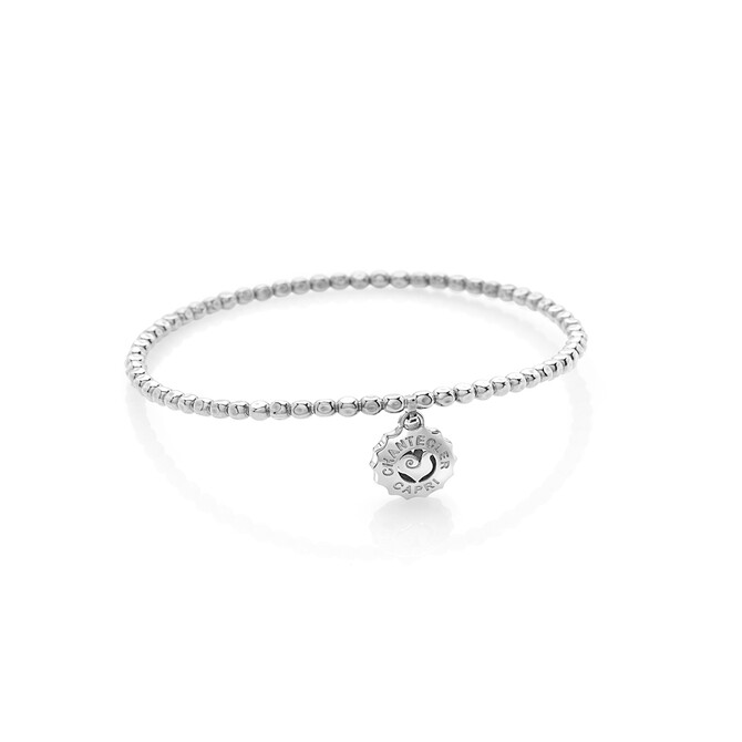 Bracciale Chantecler Suamem con logo micro in oro bianco