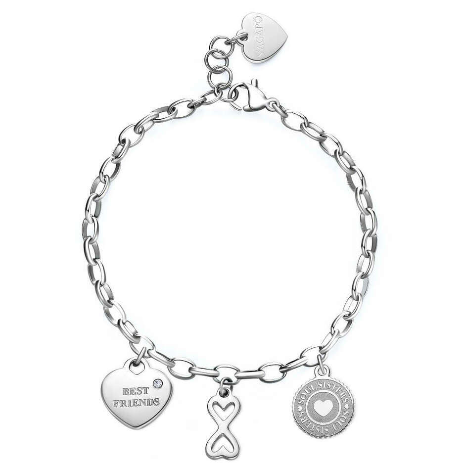 Bracciale da Donna In Acciaio Sagapo