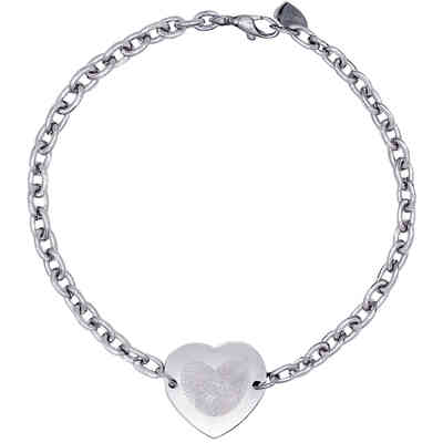 Bracciale Emotion Cuore con impronta digitale Bracciale Emotion Cuore con impronta digitale