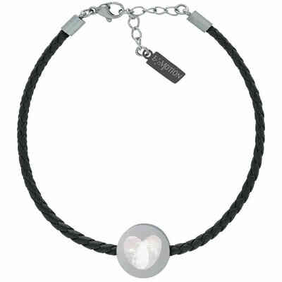 Bracciale Emotion in cuoio e impronta digitale Bracciale Emotion in cuoio e impronta digitale