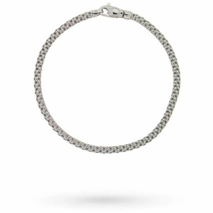 Bracciale Fope unisex in oro bianco