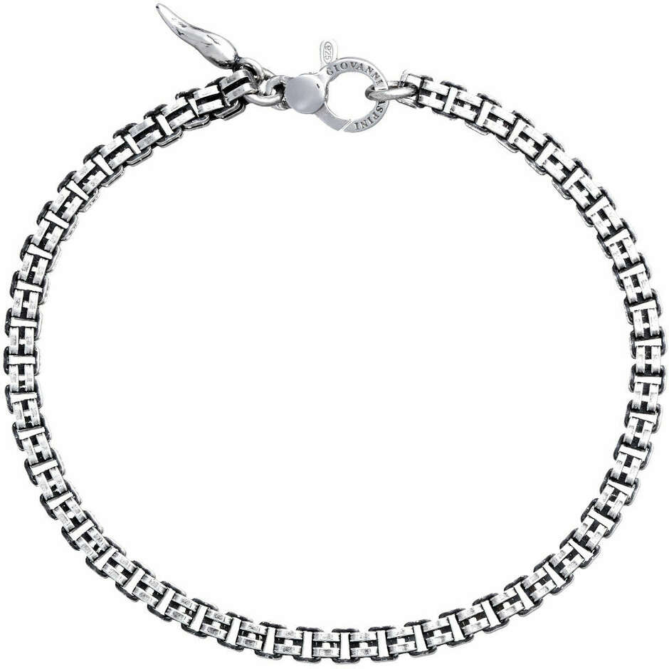 Bracciale Giovanni Raspini Maglia Quadra in argento da uomo