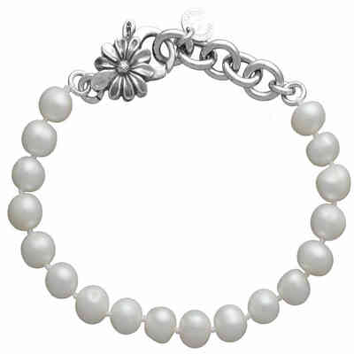 Bracciale Giovanni Raspini Margherita con perle Bracciale Giovanni Raspini Margherita con perle