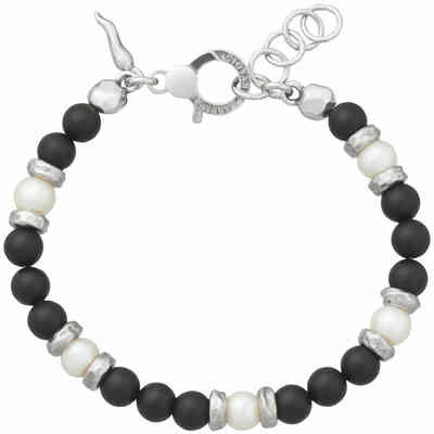 Bracciale Giovanni Raspini Tango Grafite e Perle Bracciale Giovanni Raspini Tango Grafite e Perle
