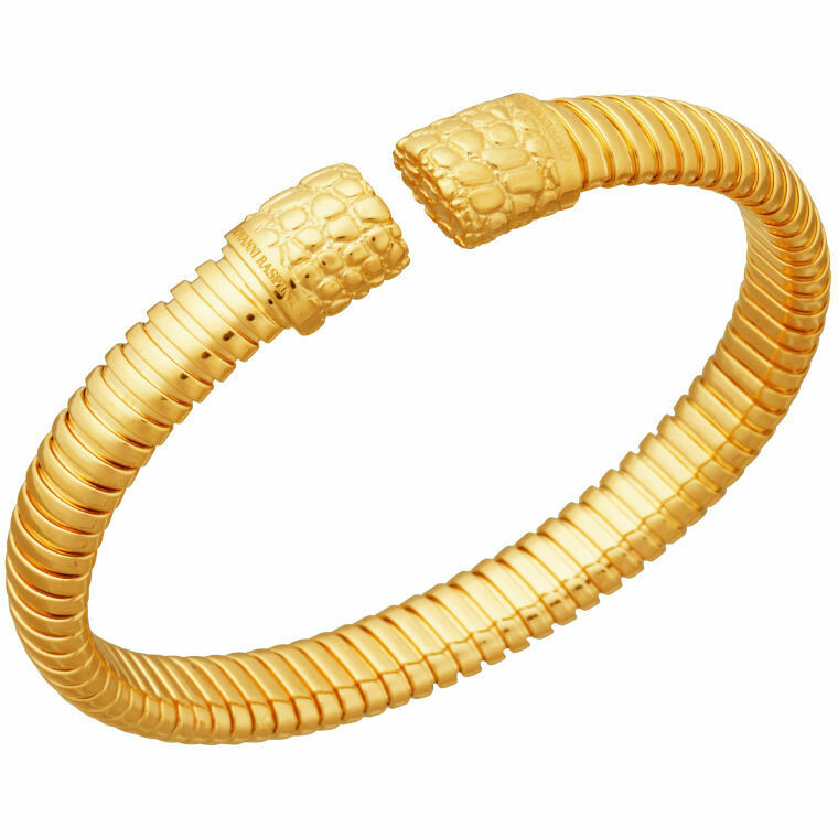 Bracciale Giovanni Raspini Tubogas Croco Dorato piccolo