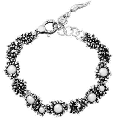 Bracciale in Argento e Perle Giovanni Raspini Anemone Piccolo Bracciale in Argento e Perle Giovanni Raspini Anemone Piccolo