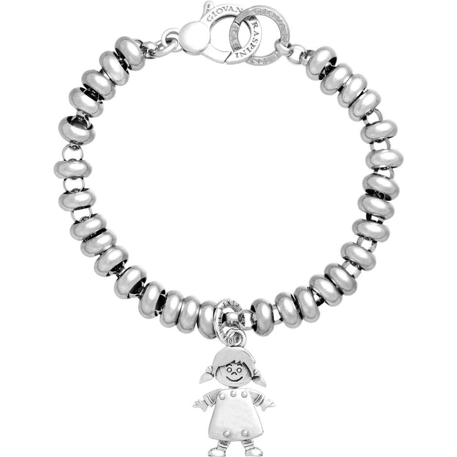 Bracciale in Argento Giovanni Raspini con Beads e Ciondoli Bimba