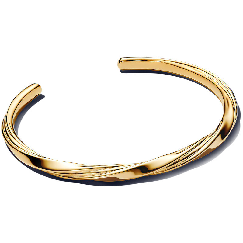 Bracciale Pandora Aperto Linea Avvolgente placcato oro Franco