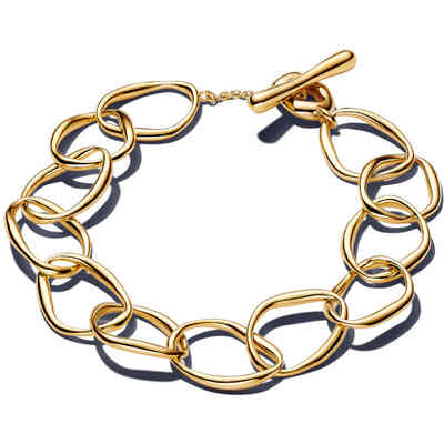Bracciale Pandora Maglia Linea Sinuosa placcato oro Bracciale Pandora Maglia Linea Sinuosa placcato oro