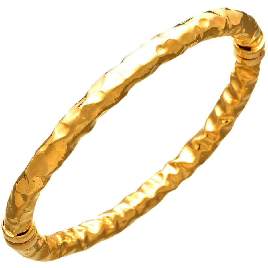 Bracciale rigido Giovanni Raspini Stone piccolo in argento dorato
