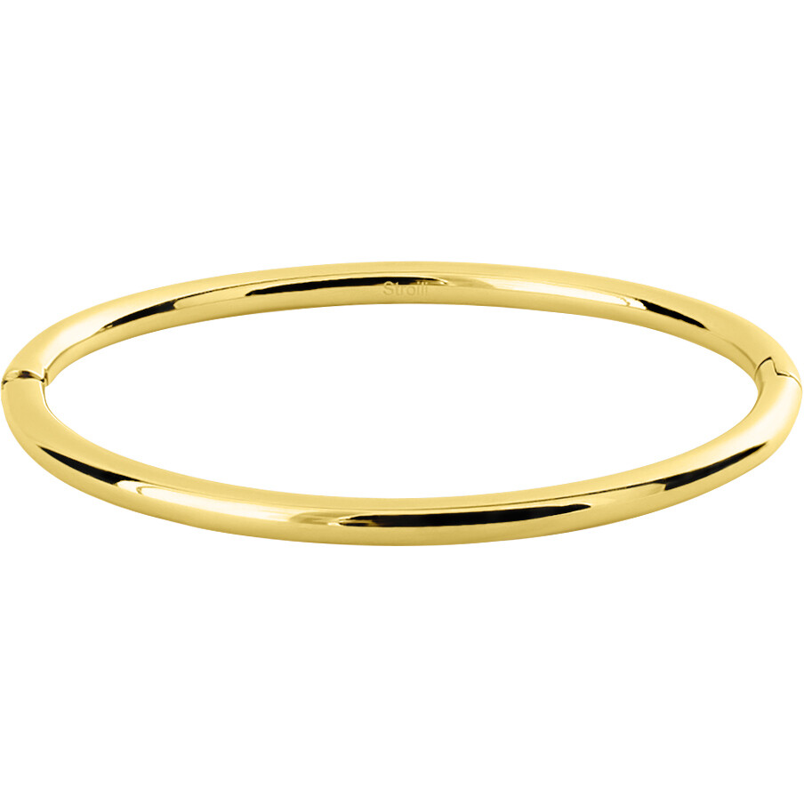 Bracciale rigido Stroili Bangle in acciaio dorato lucido
