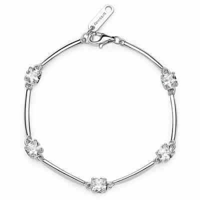 Bracciale semirigido Brosway Fancy in argento e zirconi bianchi Bracciale semirigido Brosway Fancy in argento e zirconi bianchi