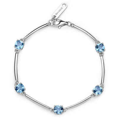 Bracciale semirigido Brosway Fancy in argento e zirconi blu Bracciale semirigido Brosway Fancy in argento e zirconi blu
