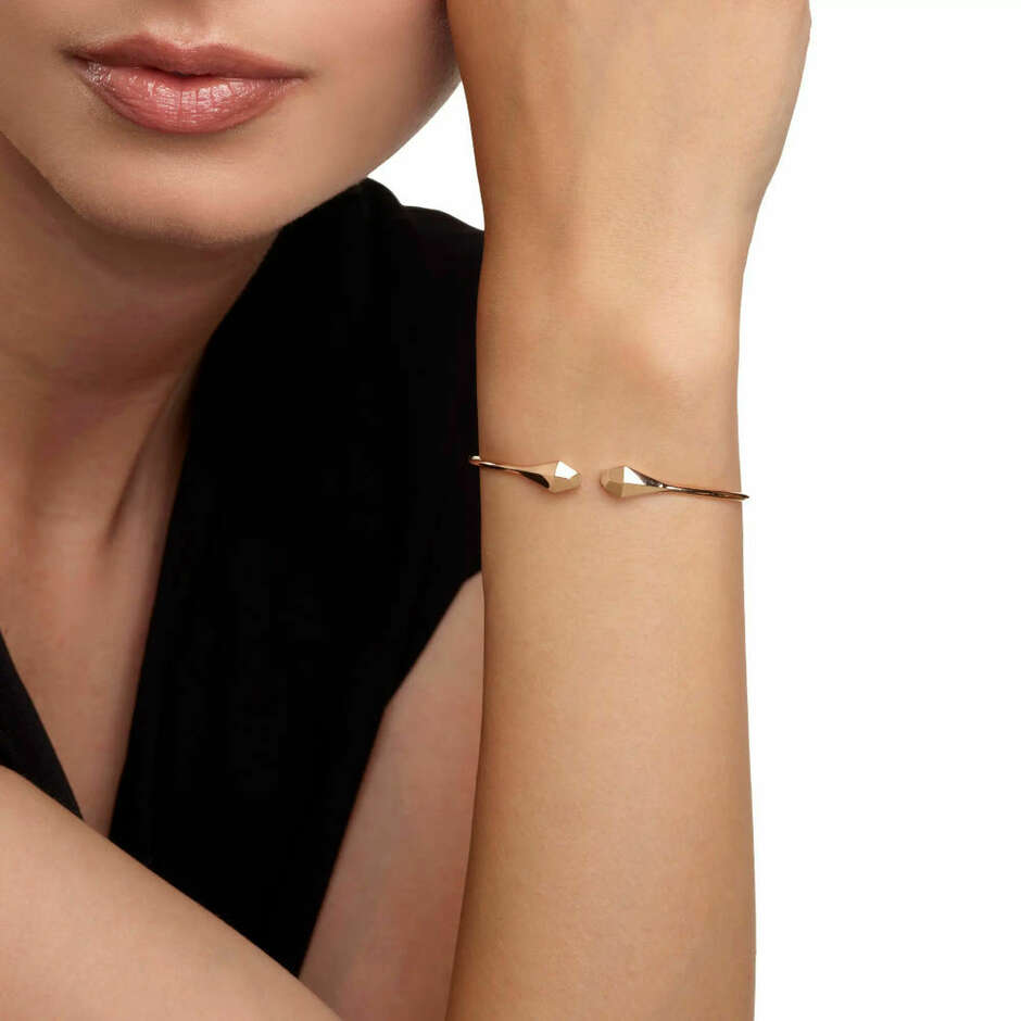 Bracciale serpente rigido Salvini Eva in oro rosa