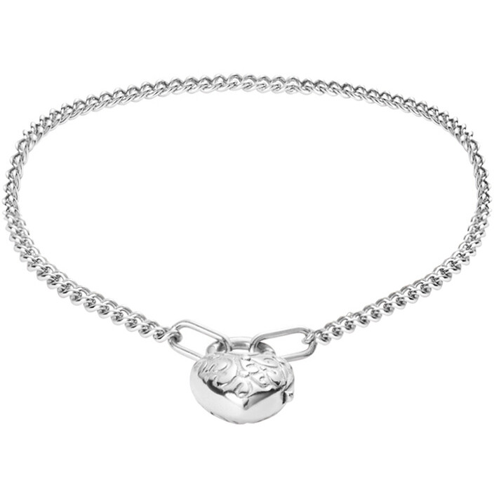 Bracciale Stroili con lucchetto cuore in argento