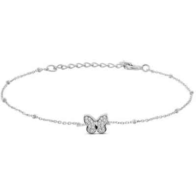 Bracciale Stroili da Donna in Argento e Farfalla con zirconi Bracciale Stroili da Donna in Argento e Farfalla con zirconi