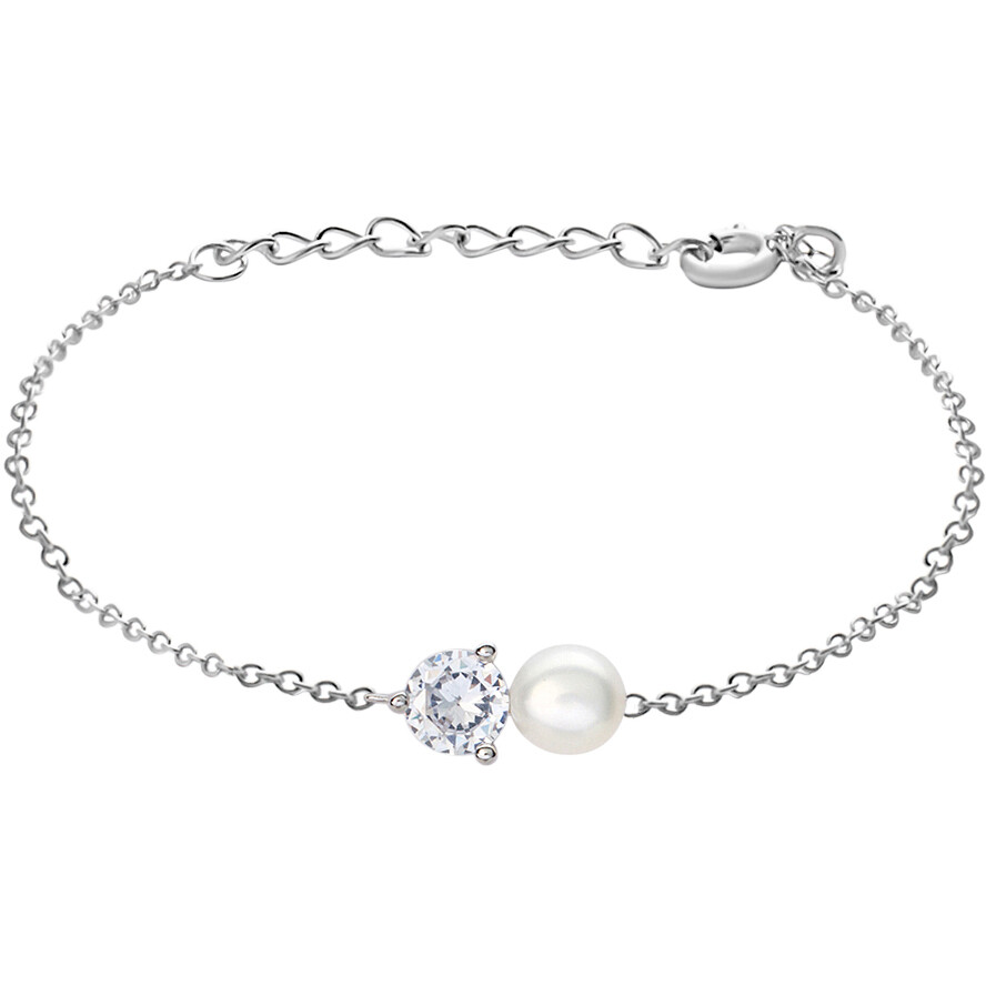 Bracciale Stroili Fantasia in argento con perla e punto luce