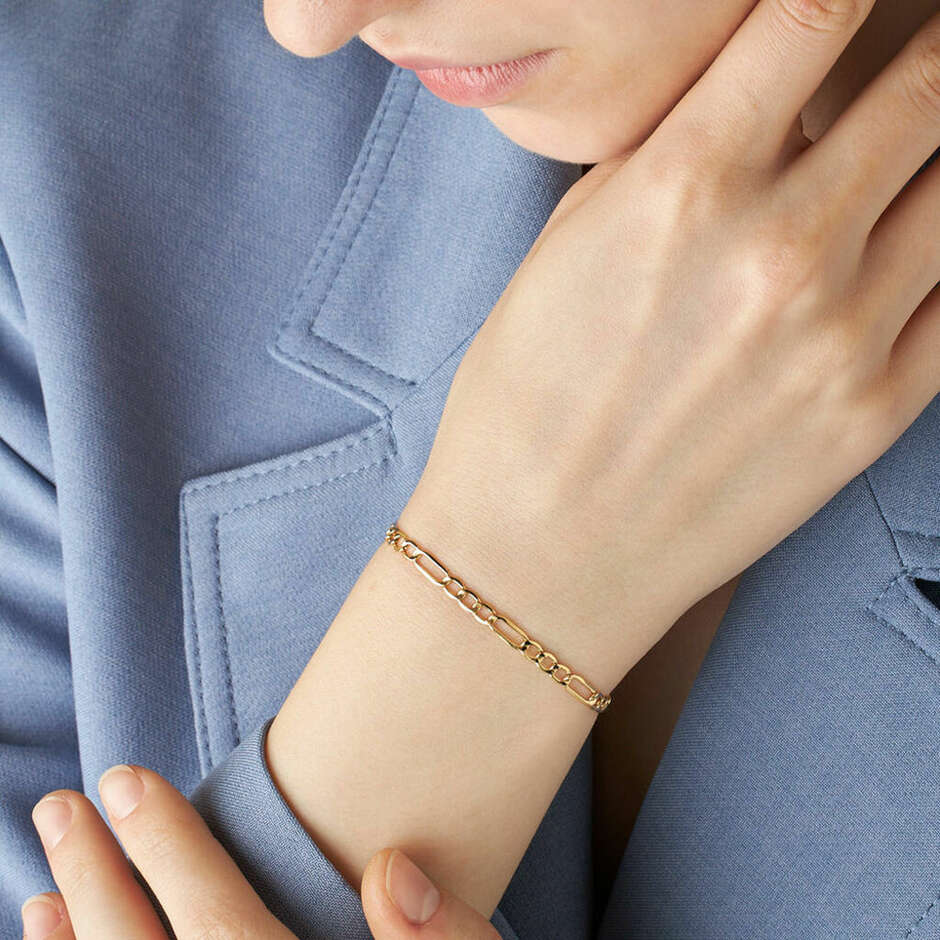 Bracciale Stroili maglia a catena in oro giallo