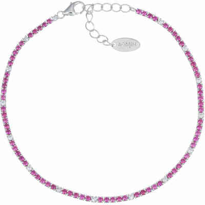 Bracciale Tennis Amen con zirconi Fucisa e Bianchi 1,5 mm Bracciale Tennis Amen con zirconi Fucisa e Bianchi 1,5 mm