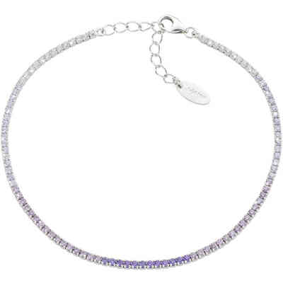 Bracciale Tennis Amen degradè viola 2,5 mm Bracciale Tennis Amen degradè viola 2,5 mm