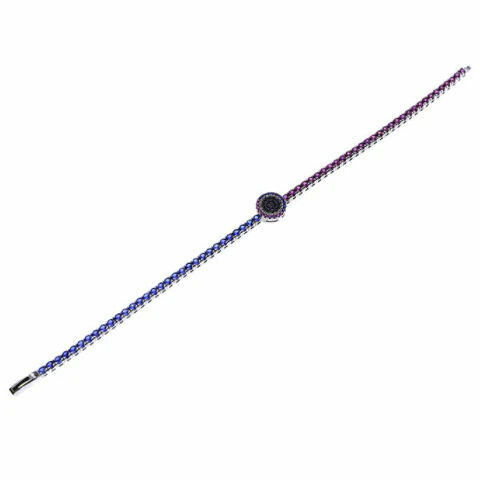 Bracciale Tennis Bliss zon zirconi rosso blu