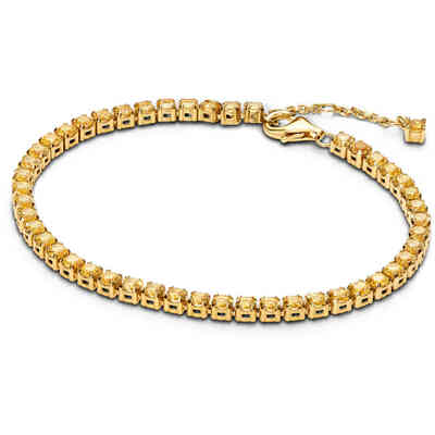 Bracciale Tennis Pandora Cristalli Gialli placcato oro Bracciale Tennis Pandora Cristalli Gialli placcato oro