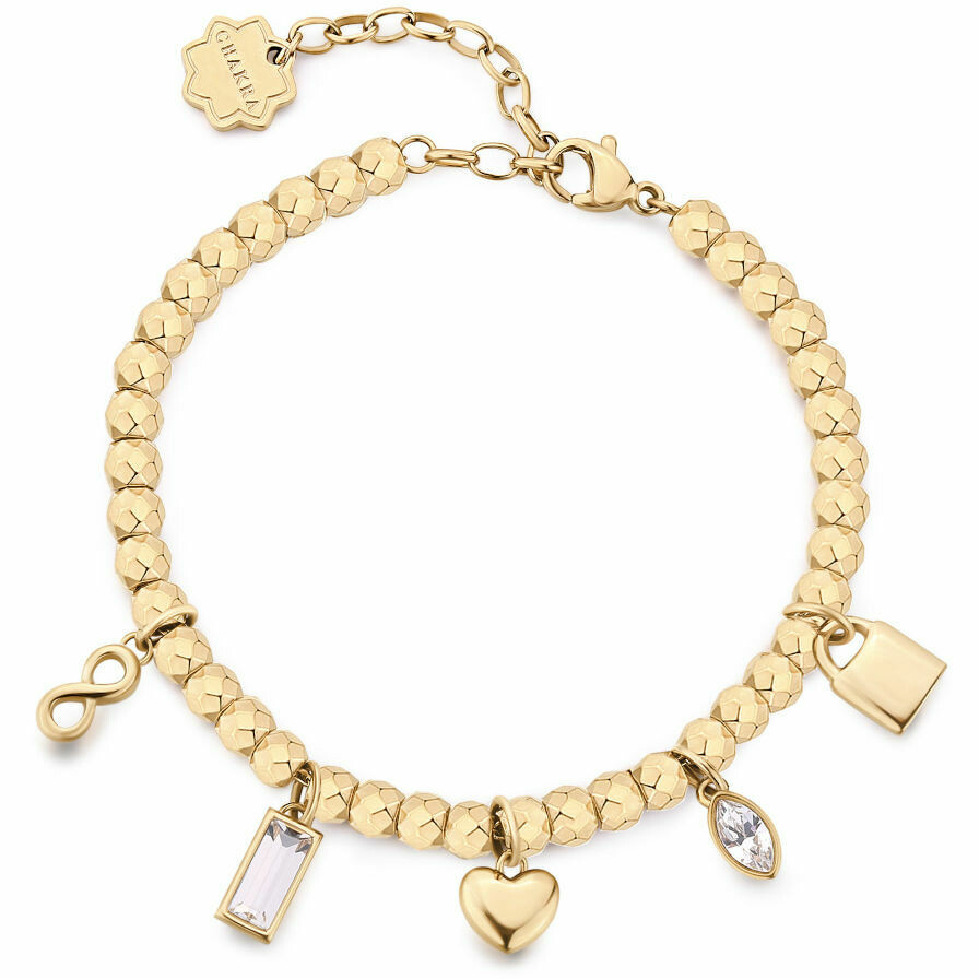 Brosway Chakra Amore bracelet with golden pendants