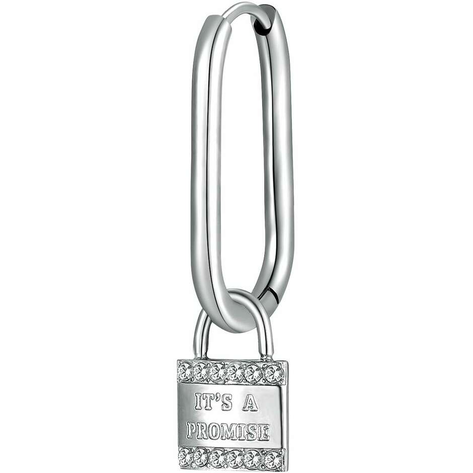 Brosway Chakra Single Earring in steel and crystals