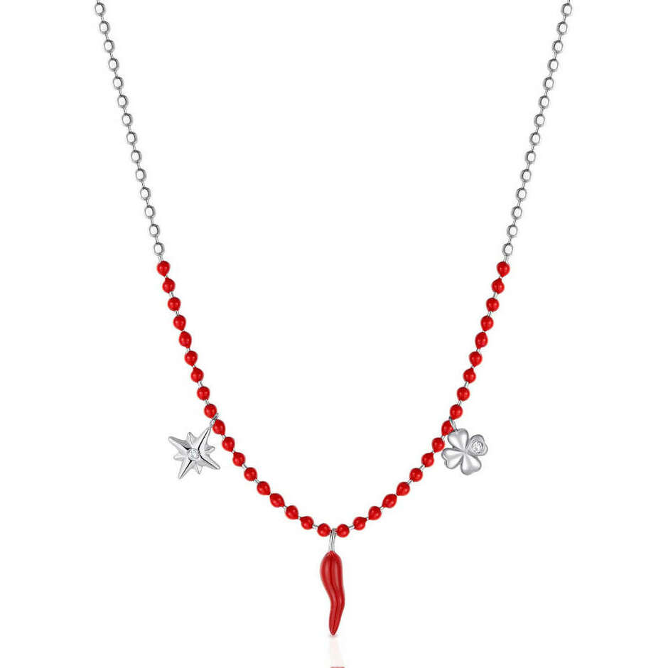 Brosway Chant lucky horn necklace
