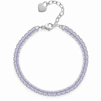 BEI084 Brosway Italia Bracelet amitié, acier, zircon bleu