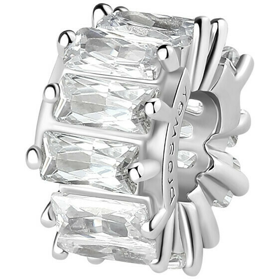 Brosway Fancy charm in silver and white zircons